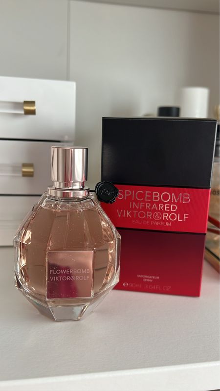 His and hers scents 

Viktor&Rolf flowerbomb perfume
Spicebomb infared cologne 