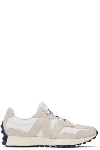 Beige & White 327 Sneakers | SSENSE