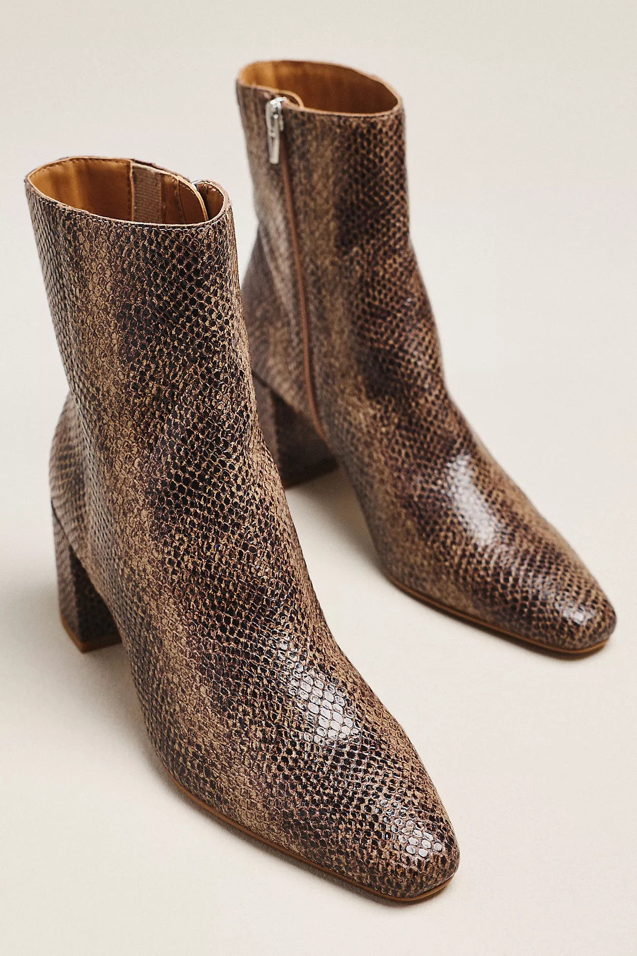 Dolce Vita Bayra Block Heel Ankle Boots | Anthropologie (US)