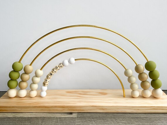 Rainbow Abacus - Customizable | Etsy (US)
