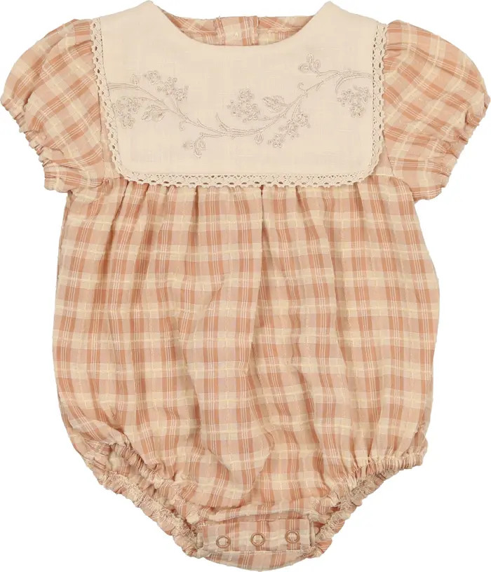 Print Cotton Knit Bubble Romper | Nordstrom