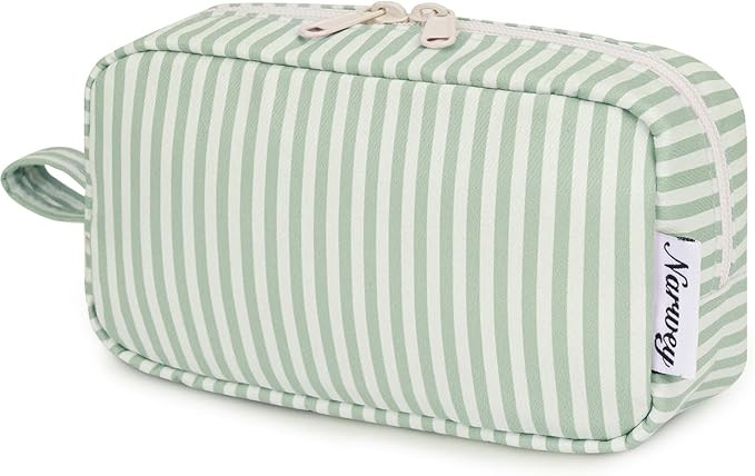 Narwey Small Makeup Bag for Purse Travel Makeup Pouch Mini Cosmetic Bag Zipper Pouch for Women (M... | Amazon (US)