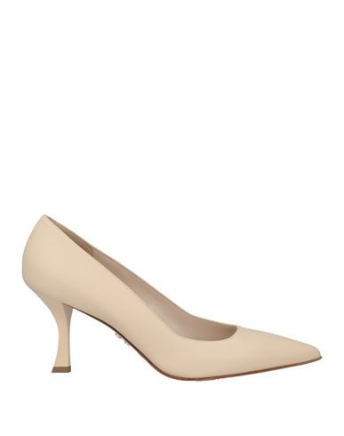 Sergio Levantesi Woman Pumps Beige Size 11 Leather | YOOX (US)
