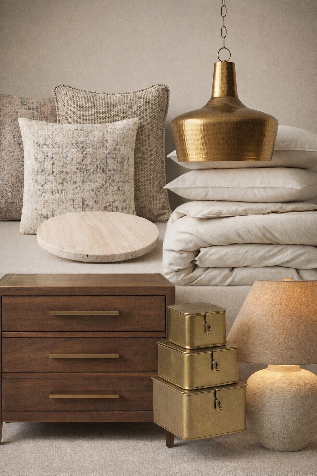 Neutral Bedroom Finds from Wayfair

Follow @farmtotablecreations on Instagram for more home finds you’ll love 🤍

These Wayfair pieces are the perfect mix of cozy and elevated. From the warm wood tones and soft neutral bedding to the layered pillows and ambient lighting, everything works together to create a calm, high-end bedroom look that still feels livable.

#wayfairpartner #wayfair #bedroomdecor #dresser #tablelamp

#LTKSaleAlert #LTKHome