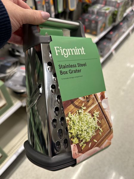 Rave reviews for this $10 cheese grater from Figmint.  It comes with a removable storage container on the bottomm

#LTKhome