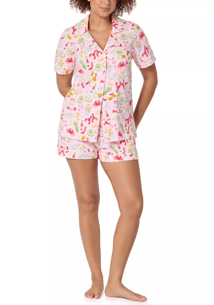 Women's Short Sleeve Shorts Pajama Set | Belk