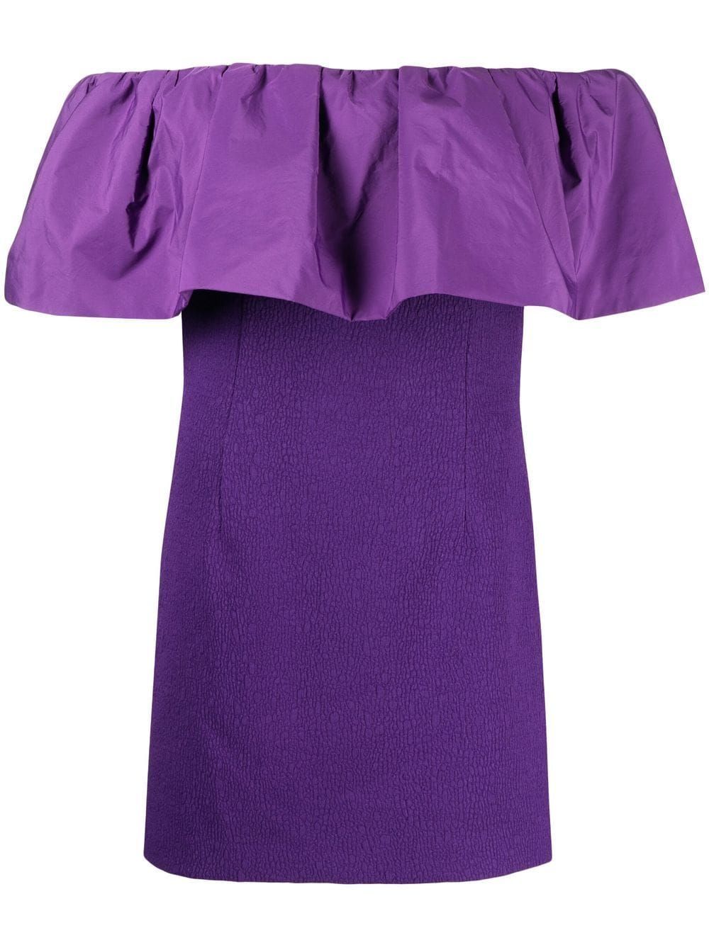 Rebecca Vallance Rumi off-shoulder Mini Dress - Farfetch | Farfetch Global
