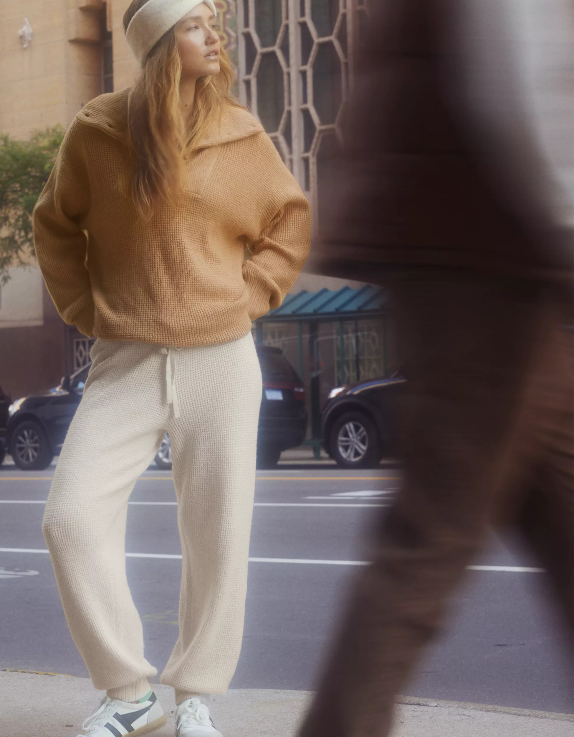 Aerie CozyUp Waffle Jogger | Aerie