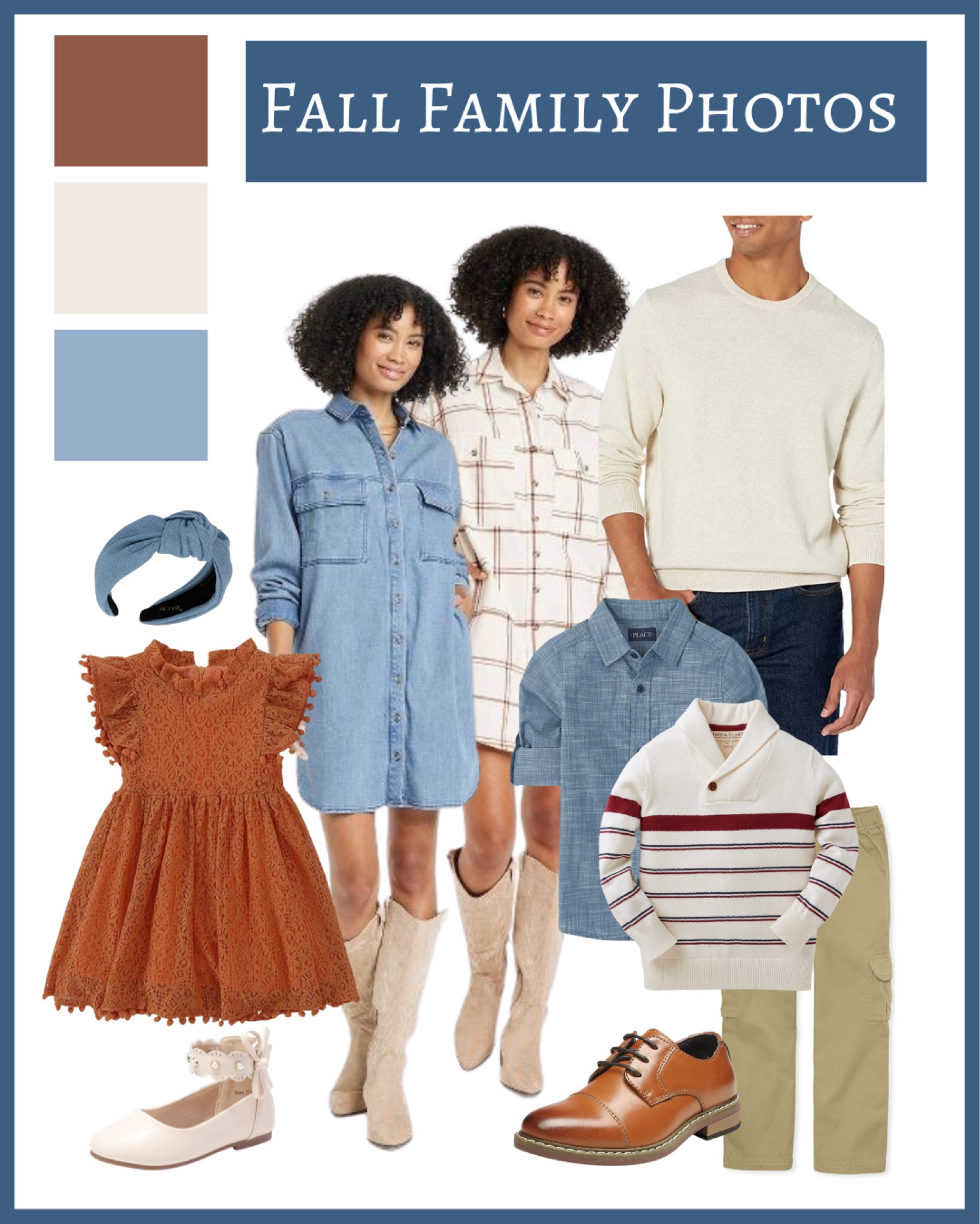 Fall family Photos 

Outfits for your next Fall family picture session! 

I listed a color pallet to follow in case you wanted to swap out some of the pieces 






Fall family photos , fall family pictures , family outfits , matching family outfit , holiday pictures , holiday outfit , thanksgiving outfit , dress , fall dress , fall outfit , target style , amazon fashion ,  #ltkunder50 #ltkkids #ltkshoecrush #ltkworkwear 

#LTKSeasonal #LTKHoliday #LTKfamily