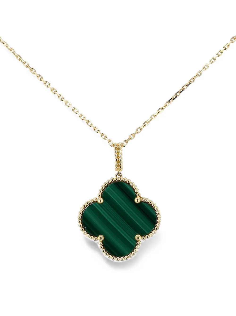 Van Cleef & Arpels 2020 Magic Alhambra malachite necklace - Gold | Farfetch Global