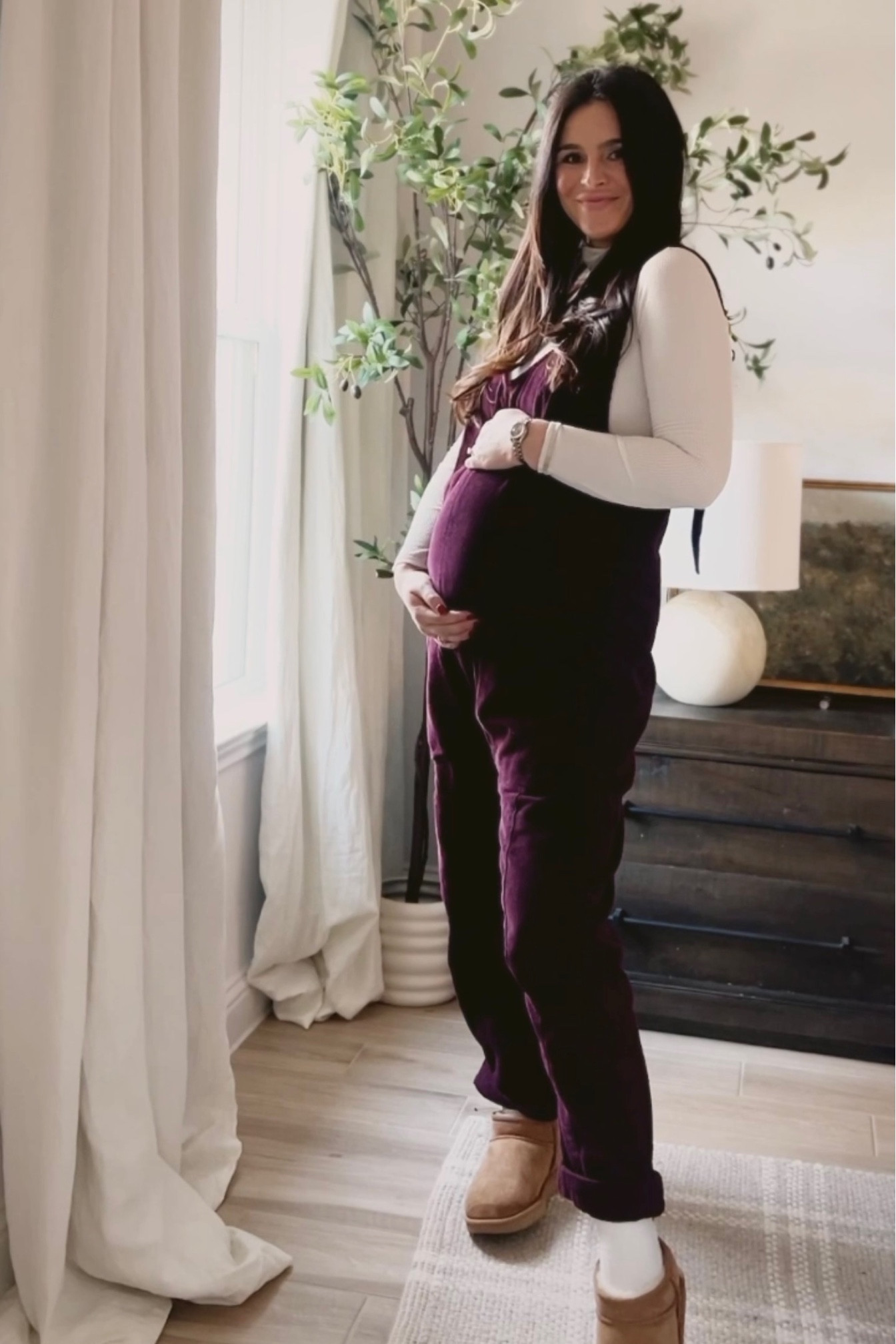 24 weeks pregnant outfit - I’ve been living in these jumpsuits! Linking this free people one as well as a few amazon ones  

#LTKbump #LTKfamily #LTKbaby