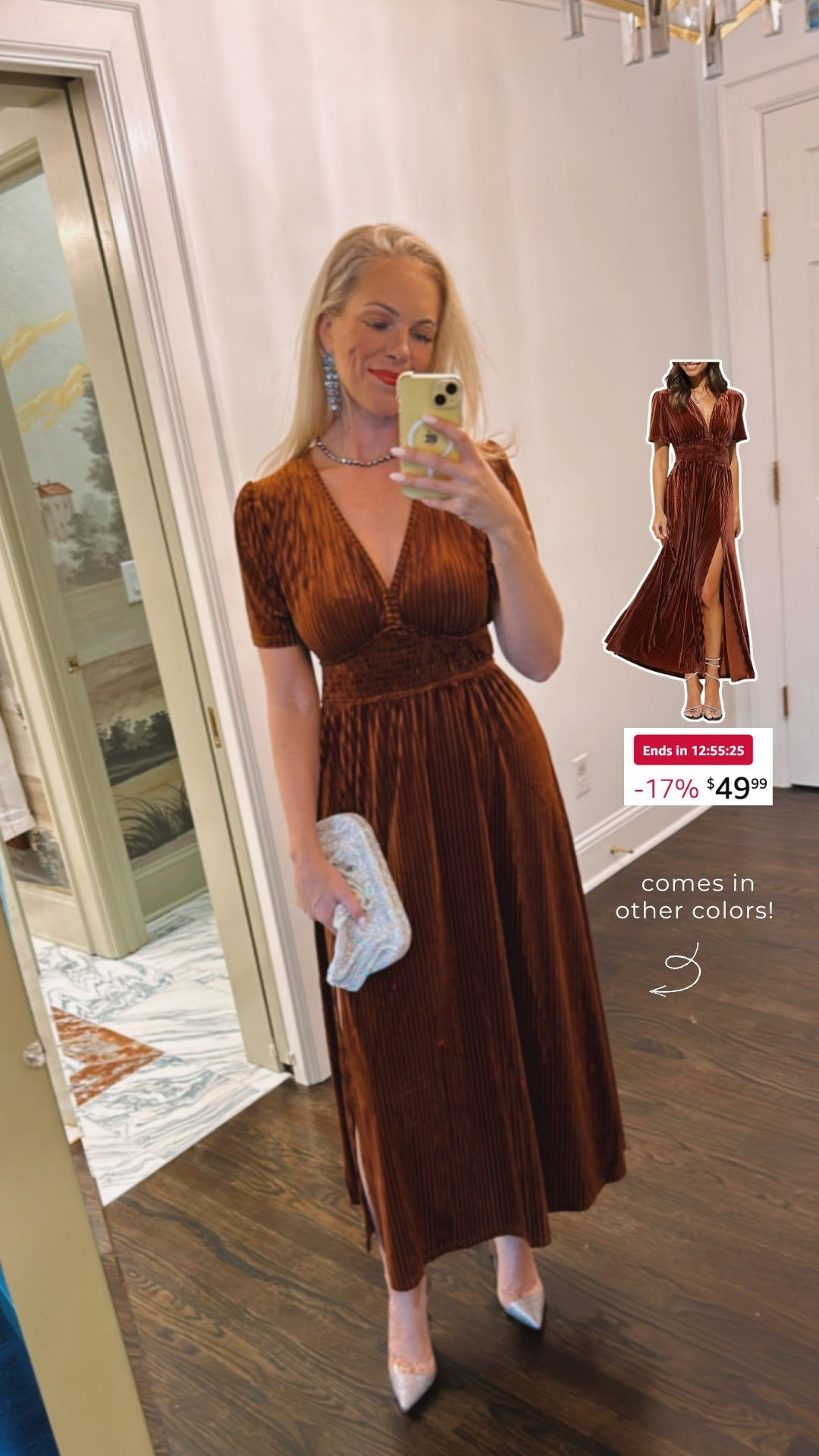 Holiday dress on sale under $50! 

#LTKSaleAlert #LTKHoliday #LTKootd