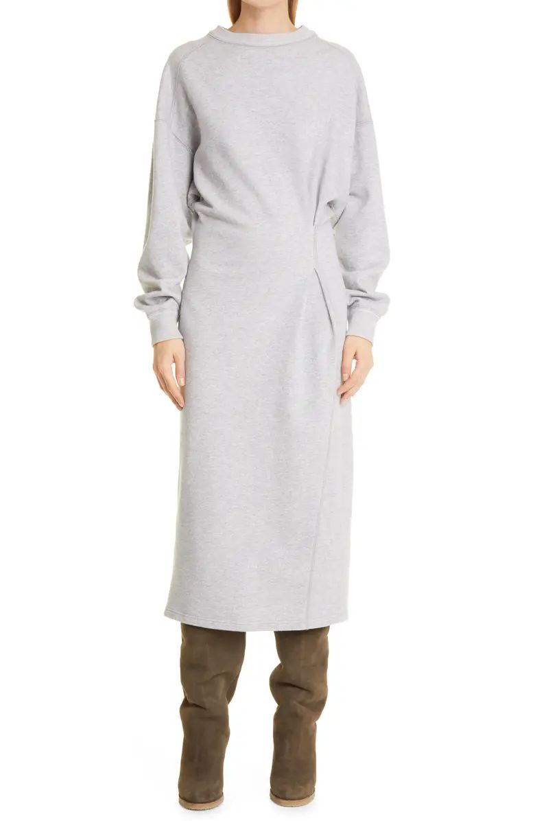 Meg Long Sleeve Cotton Blend Sweater Dress | Nordstrom