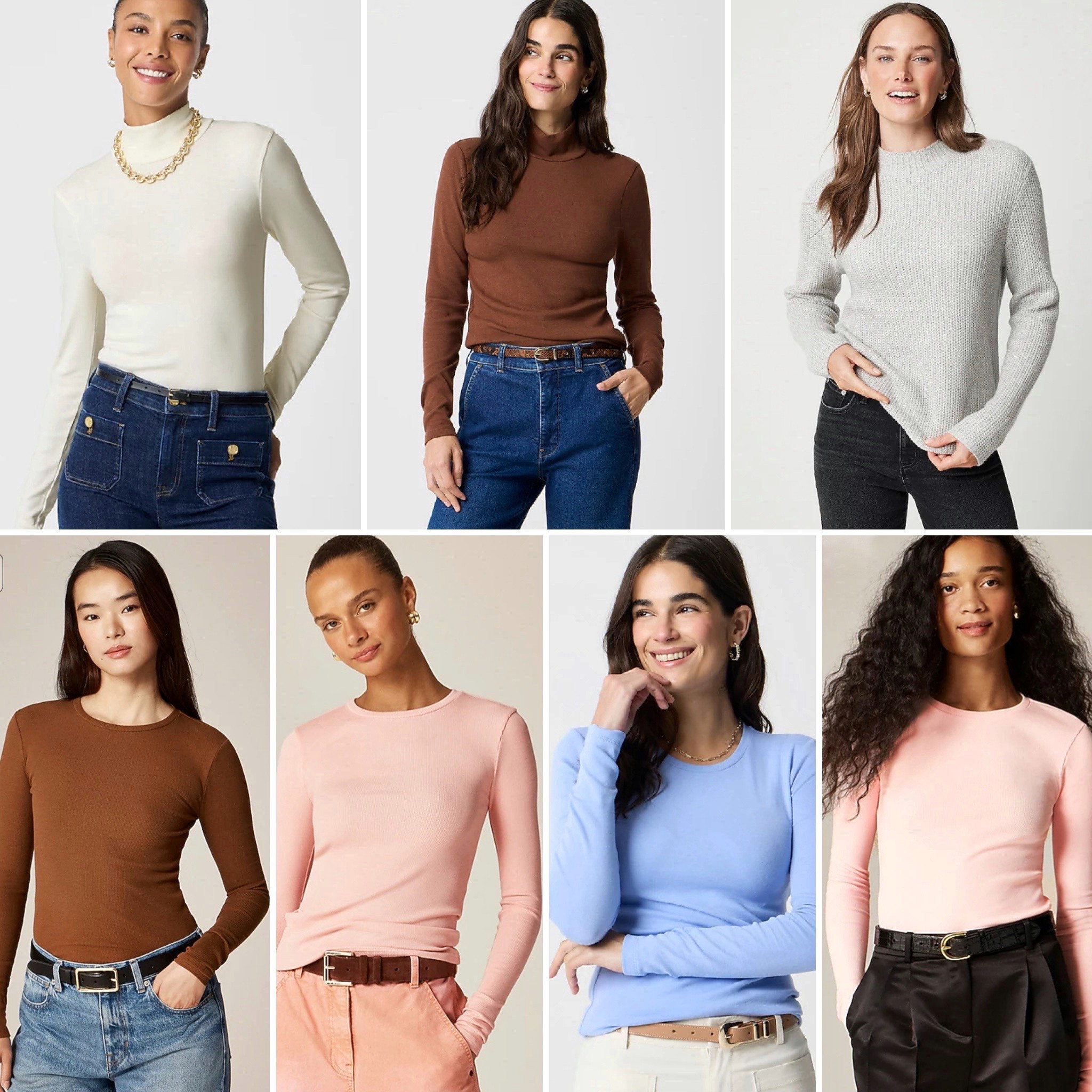 Great every day basics & layering options for springs.