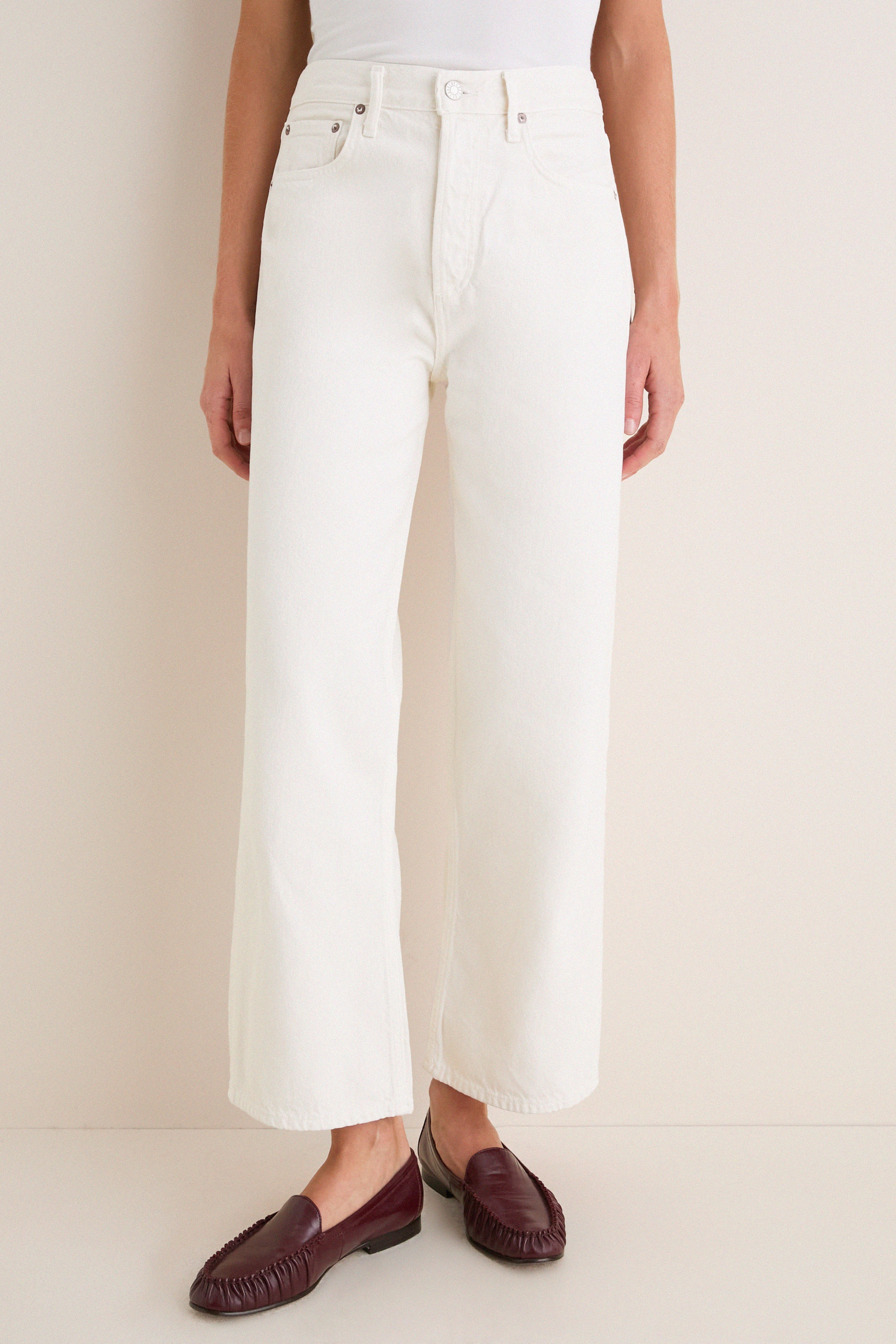 Fortune Cookie High Rise Wide Leg Ren Jean | Tuckernuck (US)
