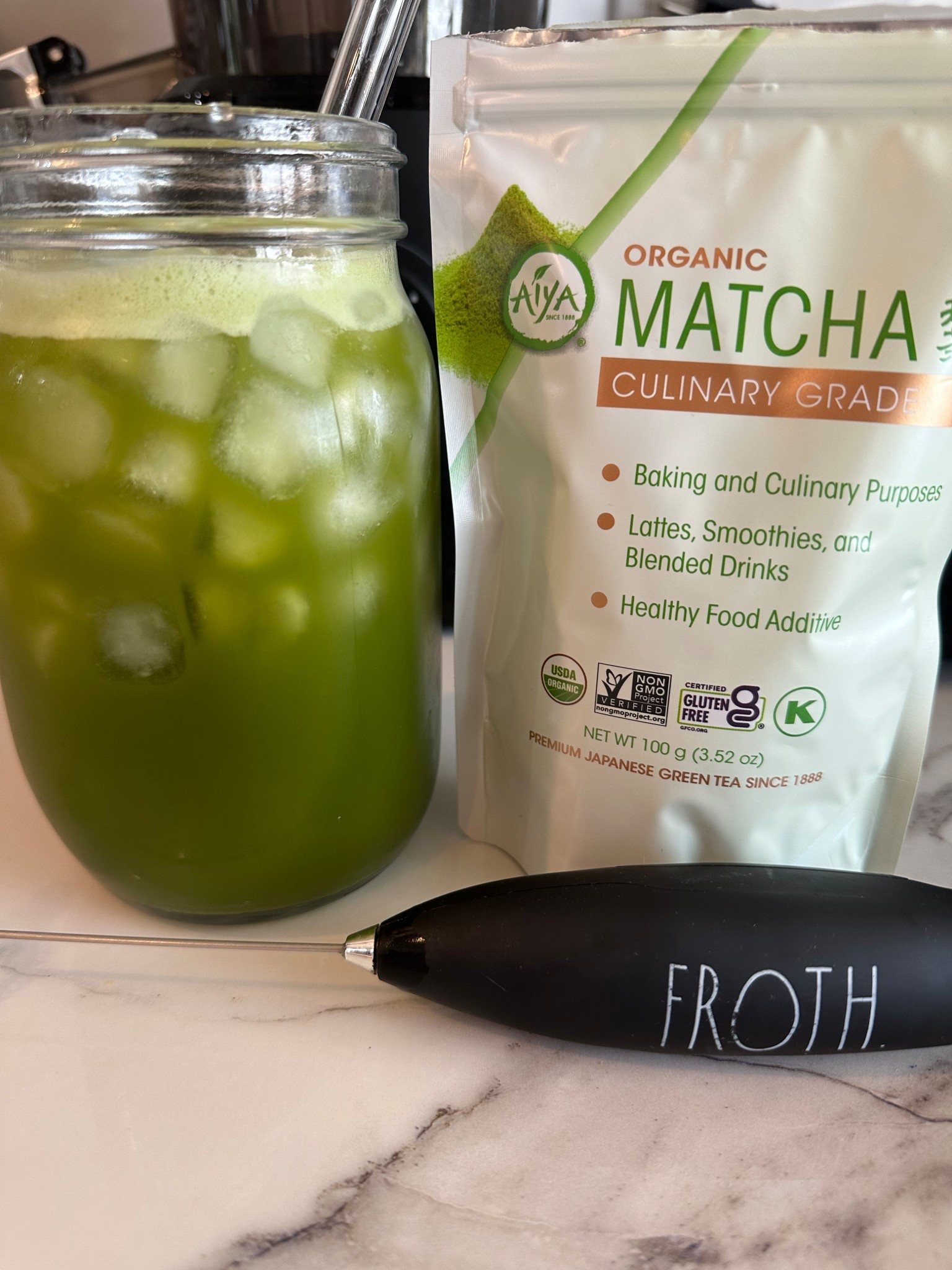 Who needs Starbucks when you can make an organic, iced ceremonial matcha at home? 🍵✨ So fresh, so smooth, and way better for you.

#LTKActive #LTKHome