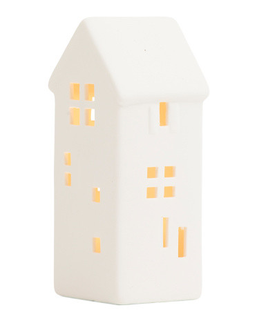 Led Matte Ceramic House | TJ Maxx
