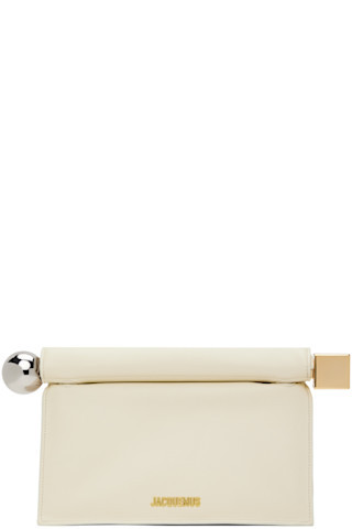 Off-White Les Sculptures 'La pochette Rond Carré' Clutch | SSENSE