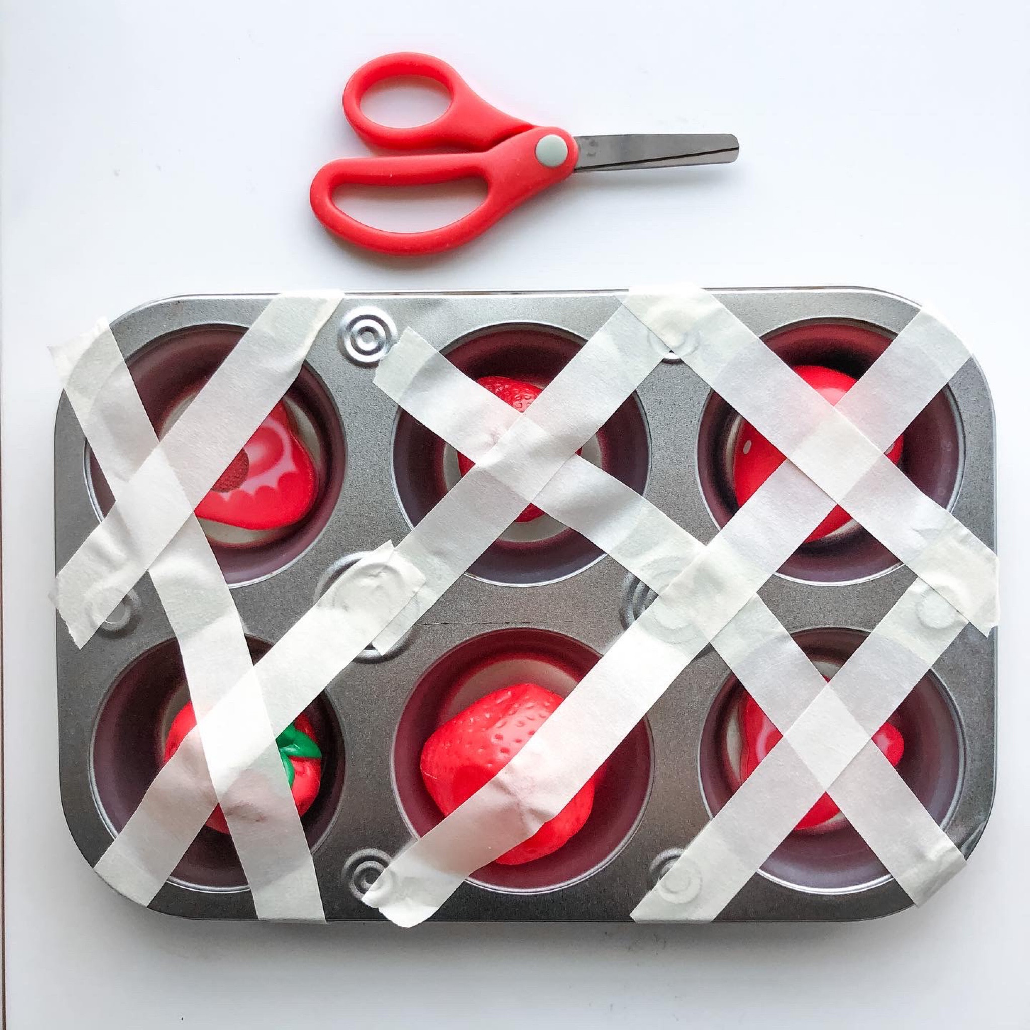 Muffin tin rescue! Easy toddler and preschool activity for building fine motor skills!

#LTKKids #LTKFamily