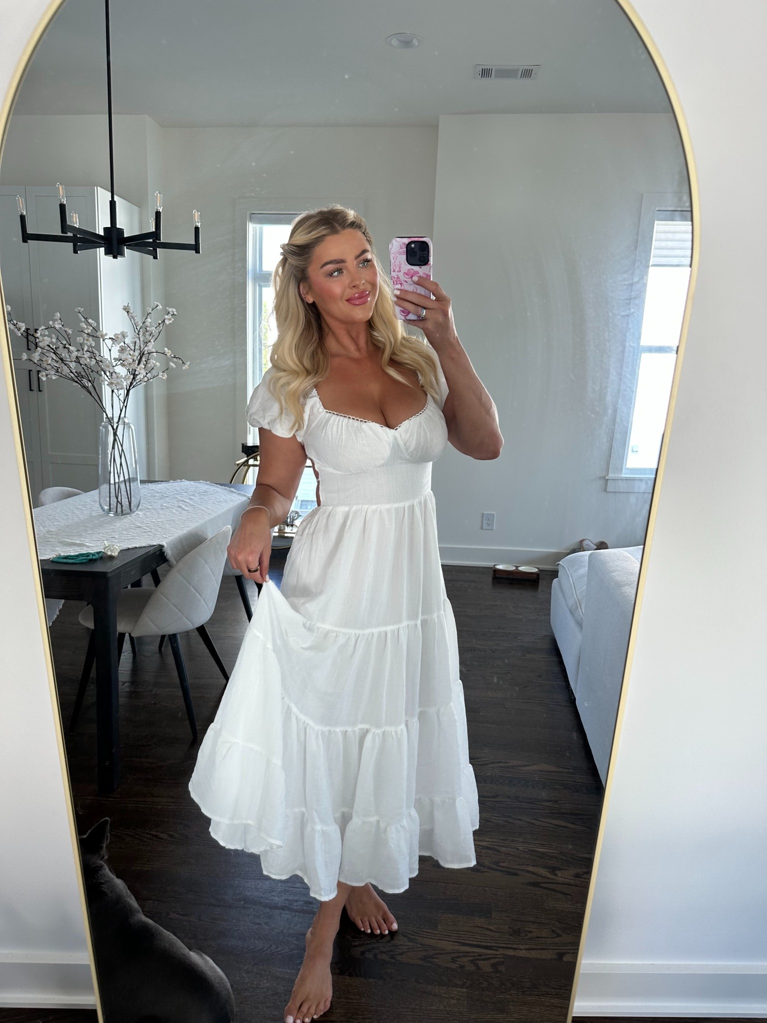 The perfect flowy summer dress 🤍 #summerdress #winery #whitedress #princesspolly #nashville #milkmaid 

#LTKSummerEdit #LTKMidsize #LTKFindsUnder100