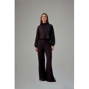 Calça Pantalona PRETO | OffPremium (BR)