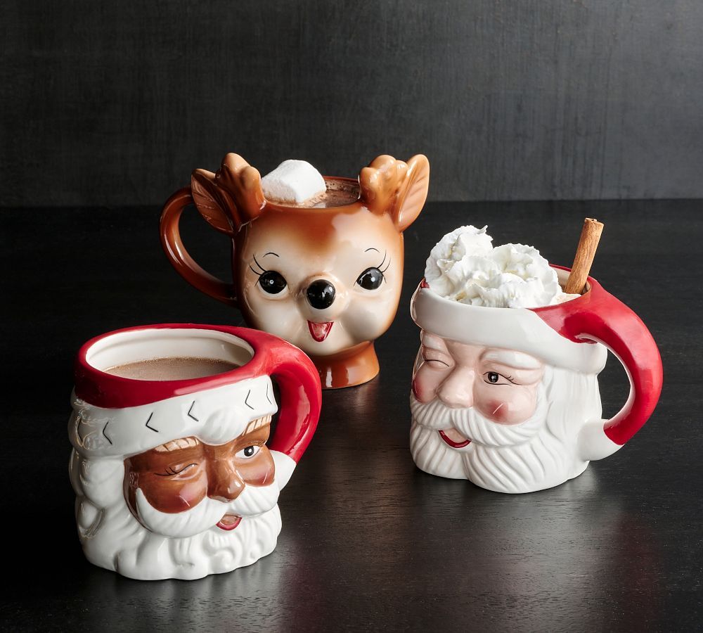 Santa Claus Mugs | Pottery Barn (US)
