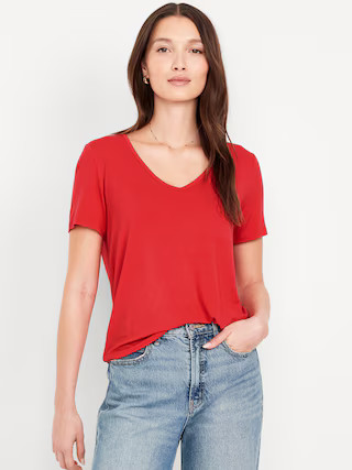Luxe V-Neck T-Shirt | Old Navy (US)