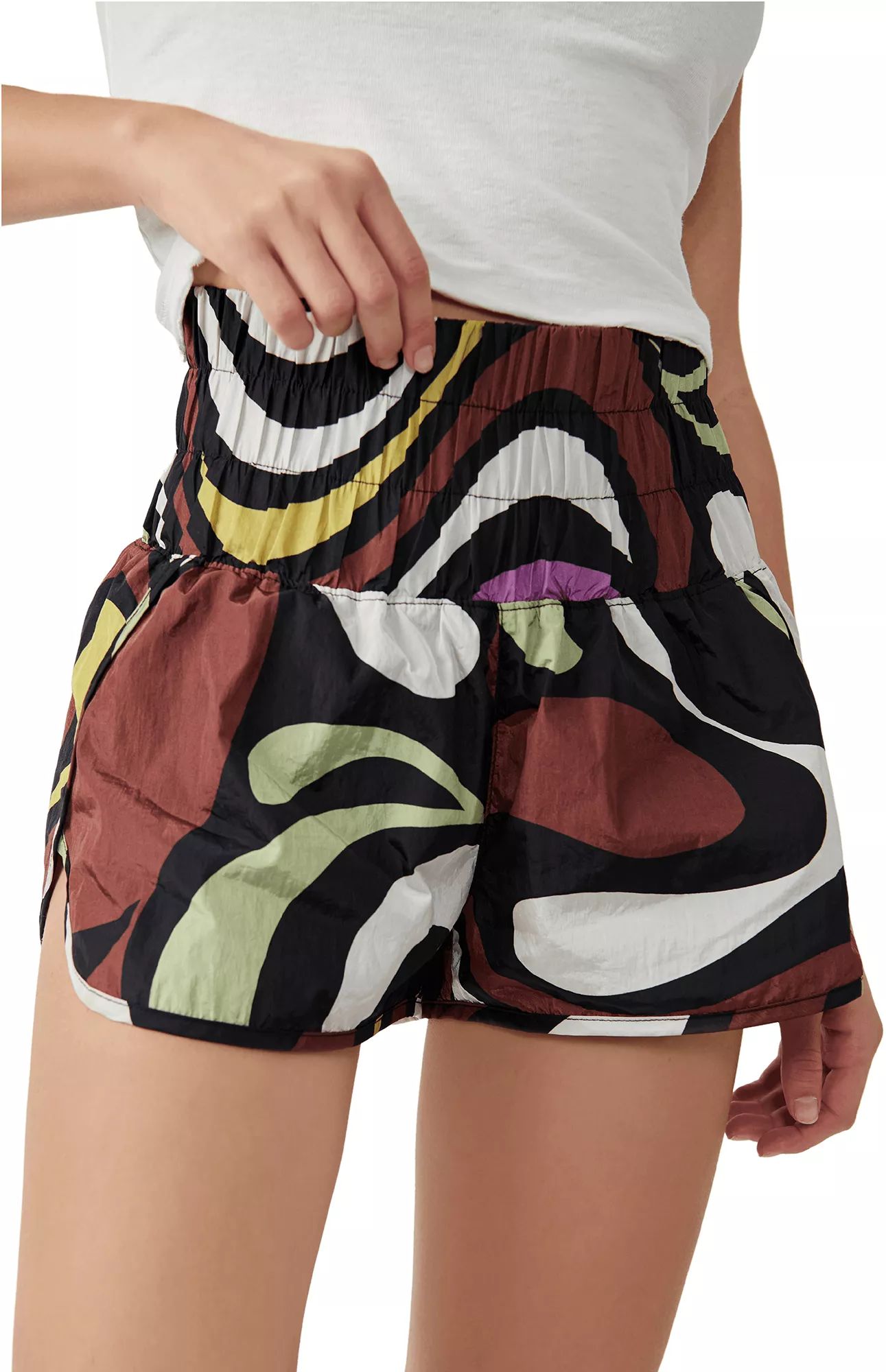 FP Movement by Free People Women's The Way Home Printed Shorts, XS, Jungle Swirl Combo | Dick's Sporting Goods