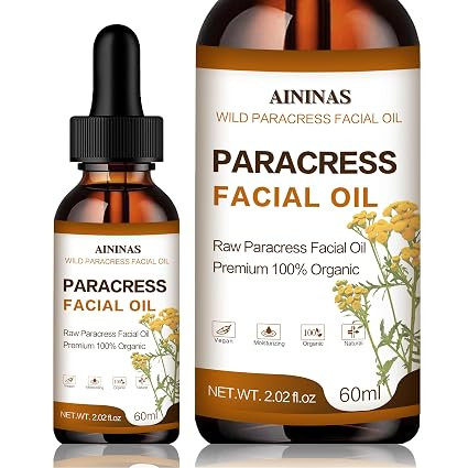 AIninas Paracress Facial Oil - 100% Organic Anti-Aging Face Oil for Wrinkle Reduction, Intense Hy... | Amazon (US)