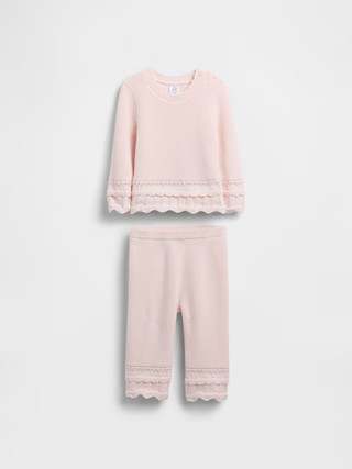 Baby Scalloped Sweater Outfit Set | Gap (US)