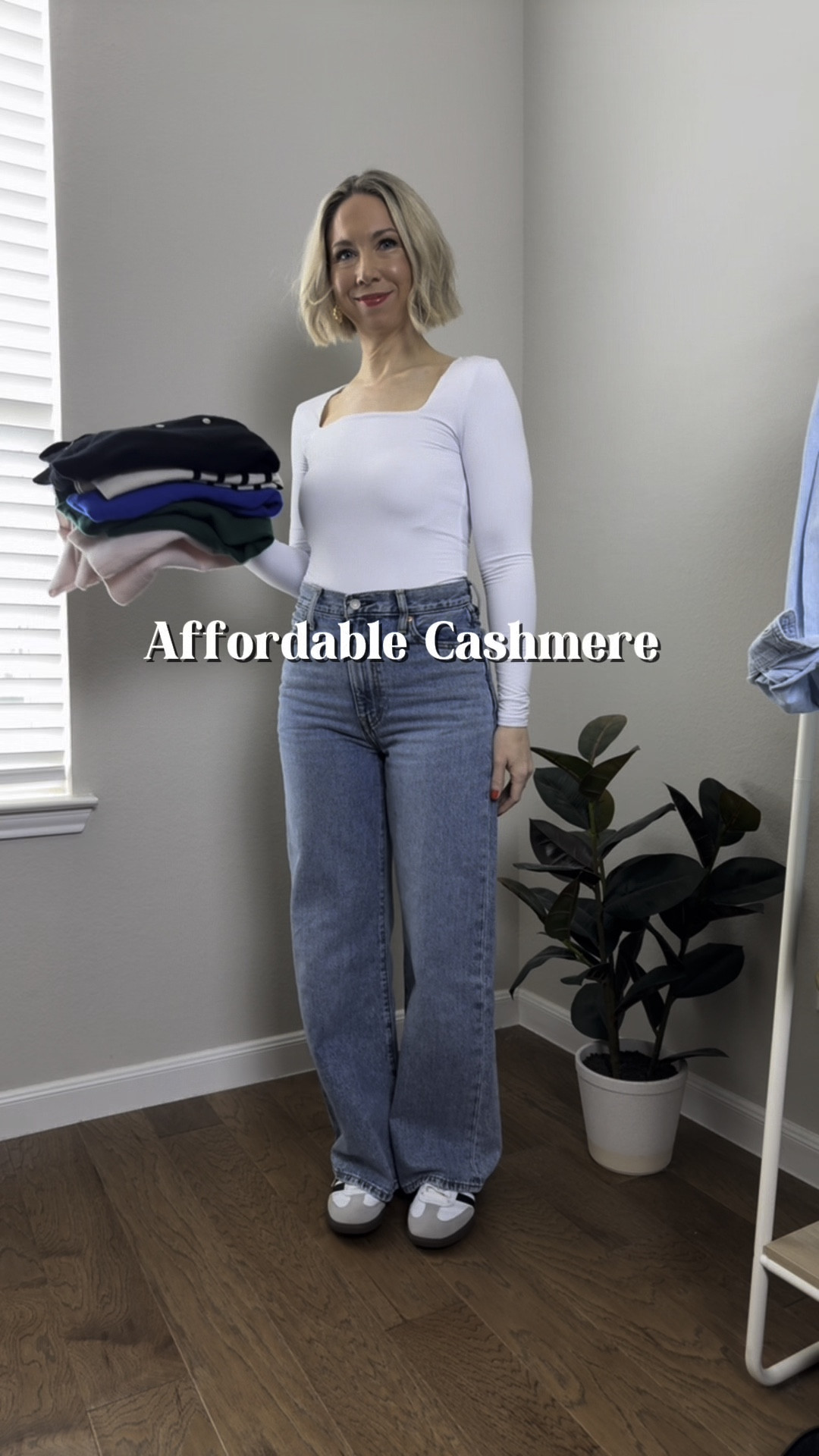 Cashmere under $100!!! 

Affordable cashmere!  The perfect sweaters for the Season and make an amazing Christmas gift for her! 

I’ve gotten several as gifts and just added some new styles to my wardrobe this year! 

Dress the cashmere up or down - perfect for casual days or holiday parties!

True to size but size up if you want looser or oversized fit 

3 crewneck sweaters size XS
Black cashmere button down cardigan in size small 
Short sleeve cashmere tee in size smalll

Bodysuit size small true to size 
Jeans size 26x30
Faux leather skirt size small 
Paper bag black pants size XS


#ltkgiftguide #ltkparties #ltkfindsunder50 #ltkseasonal #ltkstyletip #ltkworkwear #ltkshoecrush #ltksalealert #ltkover40
#ltkbeauty

#LTKVideo #LTKFindsUnder100 #LTKHoliday