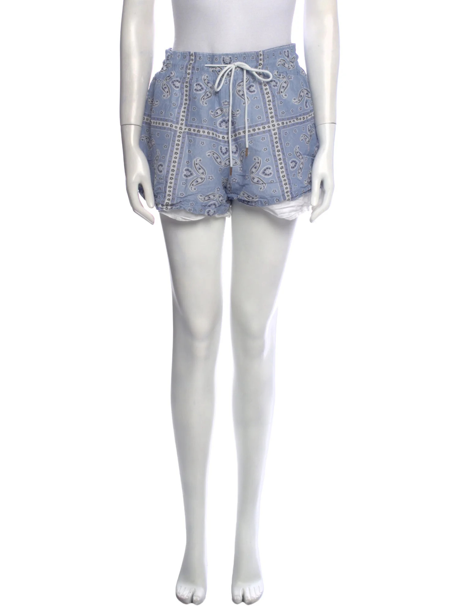 Paisley Print Mini Shorts | The RealReal