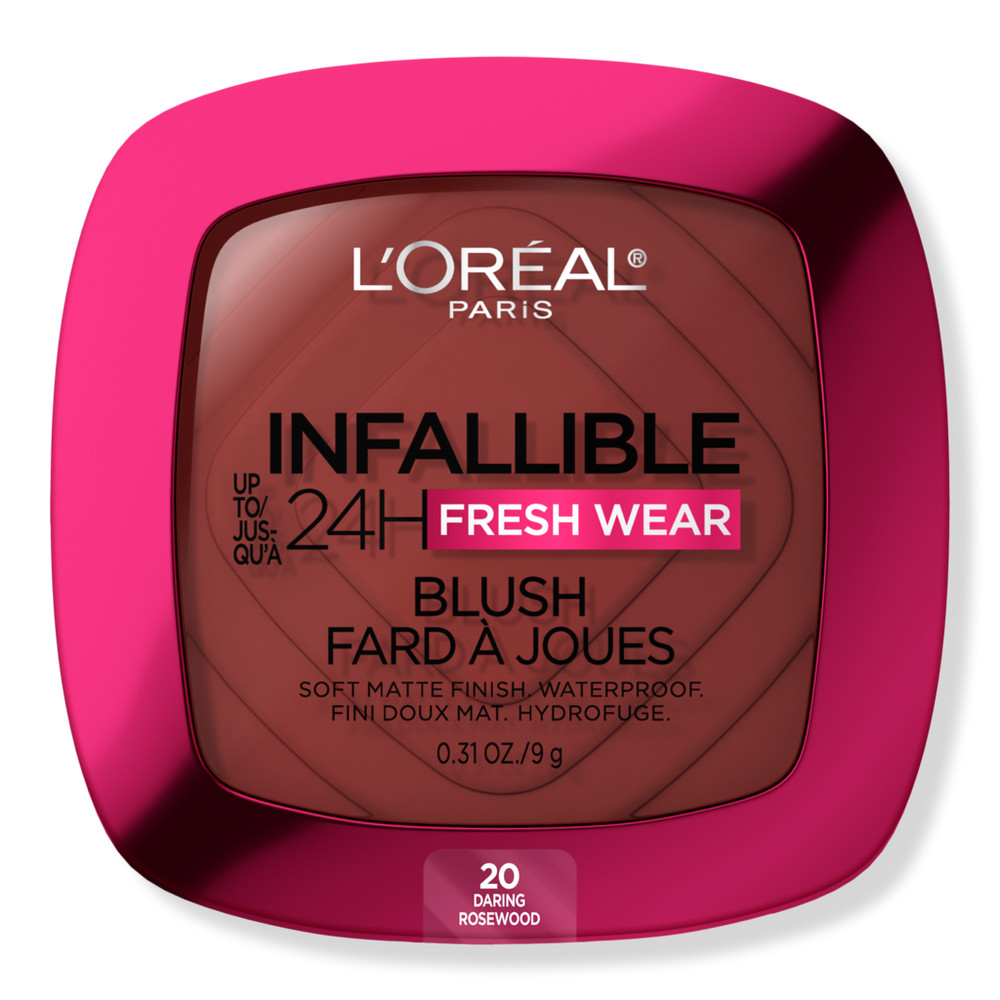 L'Oreal Infallible 24H Fresh Wear Soft Matte Blush - 20 Daring Rosewood | Ulta