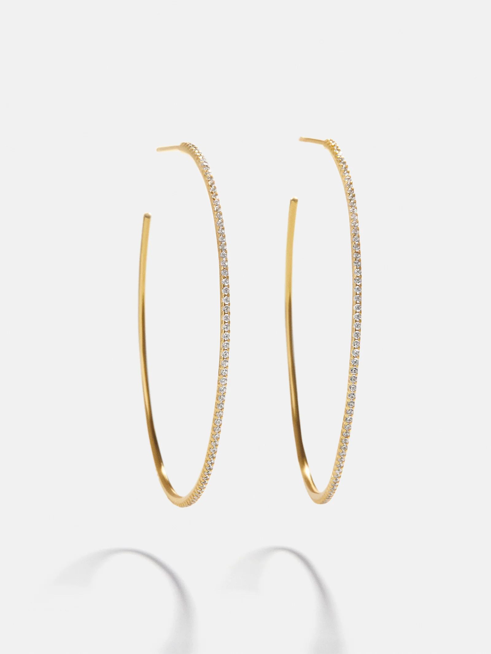 Niata 18K Gold Earrings - 48MM | BaubleBar (US)