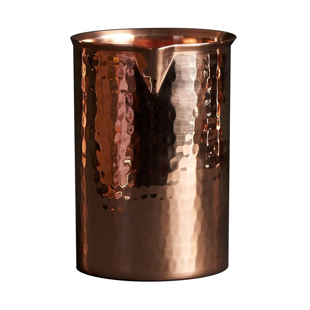 Sertodo Copper Cocktail Glass | Flat Bottom | 20 oz | 100% Pure Copper, Heavy Gauge, Hand Hammere... | Amazon (US)