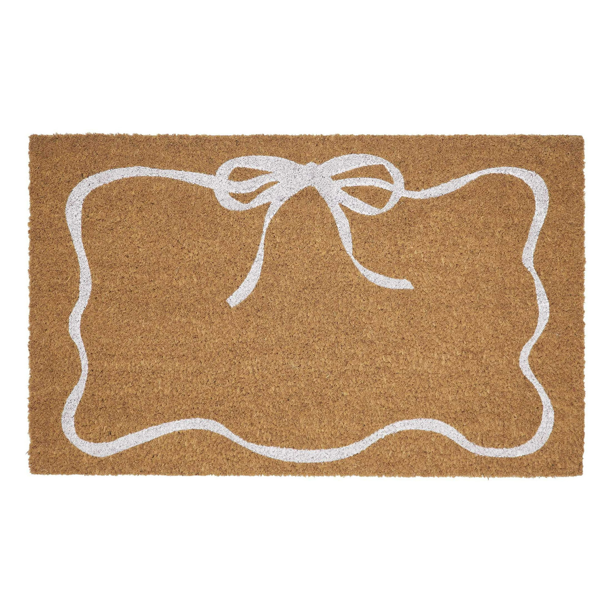 My Texas House White Bow Outdoor Coir Doormat, 30" x 48" | Walmart (US)