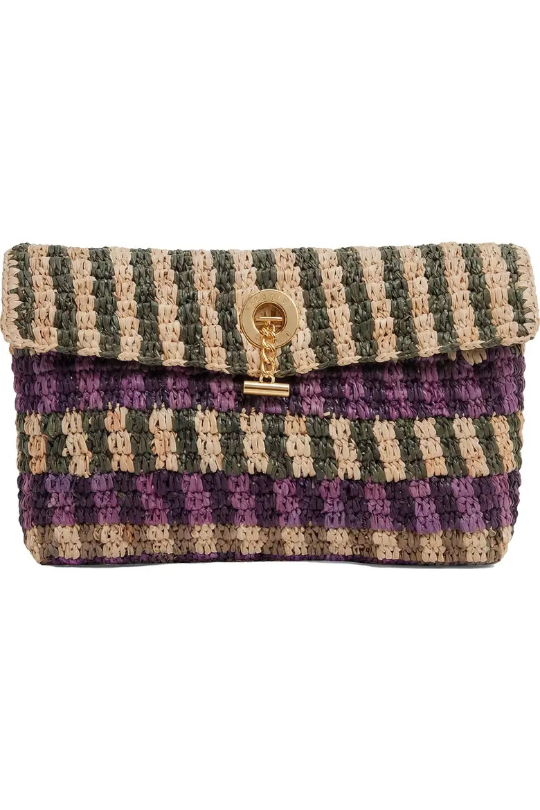 Anchor Raffia Clutch (Women) | Nordstrom | Nordstrom