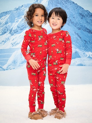 Printed Snug-Fit Pajama Set for Toddler & Baby | Old Navy (US)
