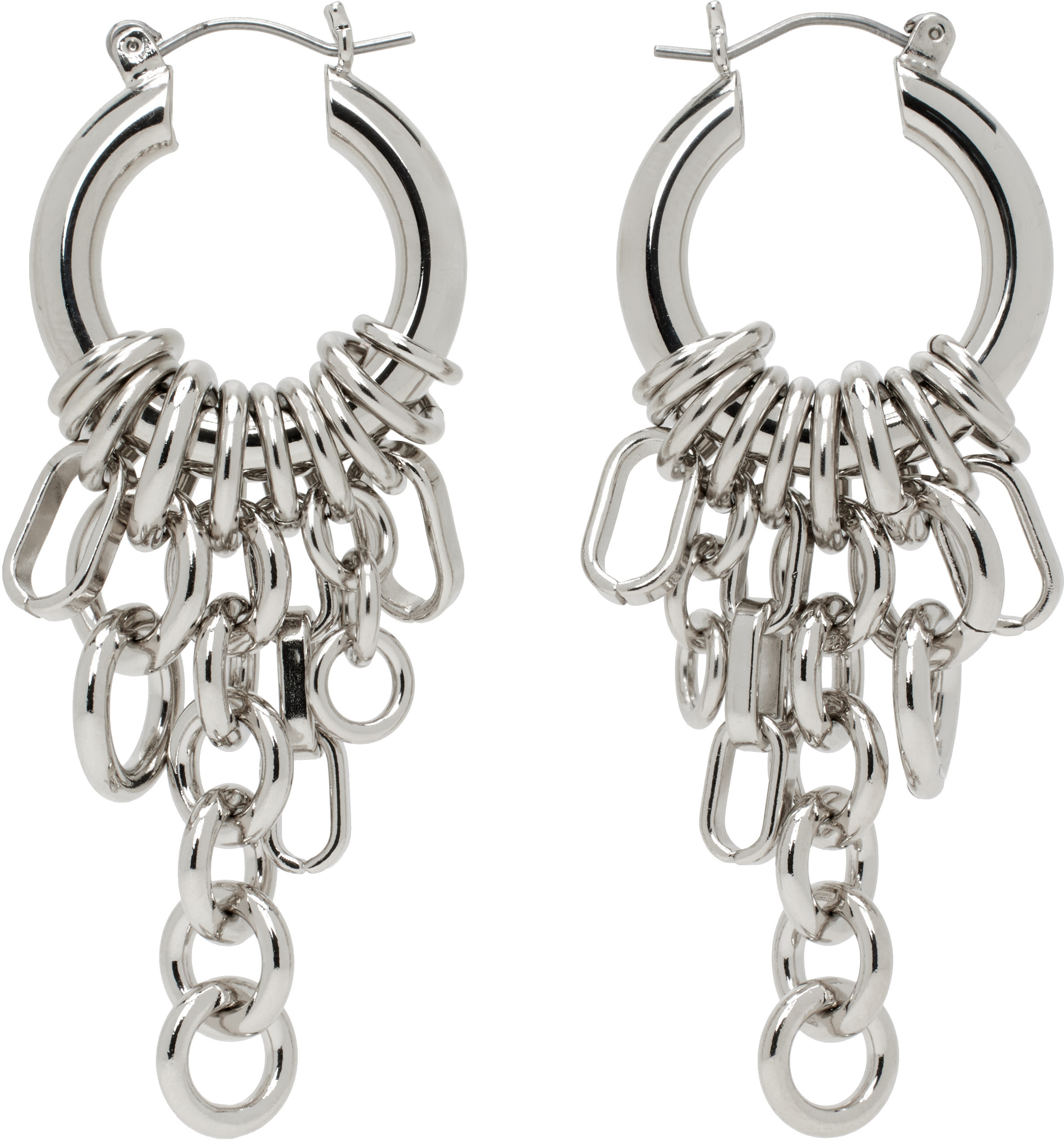 Laura Lombardi Silver Sabbia Earrings | SSENSE