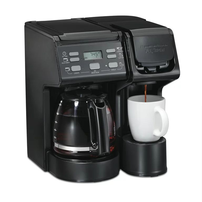 Hamilton Beach FlexBrew Trio Coffee Maker, Single Serve or 12 Cups, Black, 49904 | Walmart (US)