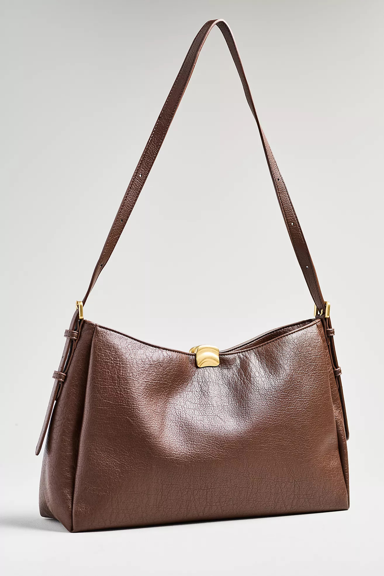 Foldover Slouchy Buckle Shoulder Bag | Anthropologie (US)