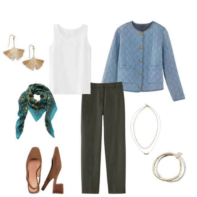 Artisanal Paisley Square Scarf | J. Jill