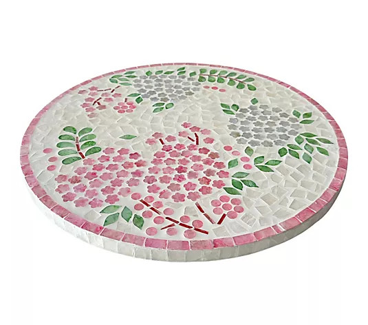 Make Your Selection: Temp-tations Seasonal 15.75"Capiz Patterned Lazy Susan | QVC