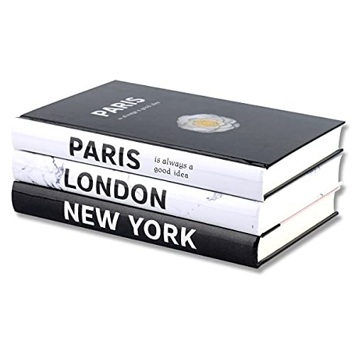 3 Pieces Fashion Decorative Book,Hardcover Modern Decorative Book Stack,Fashion Design Book Set,D... | Amazon (US)