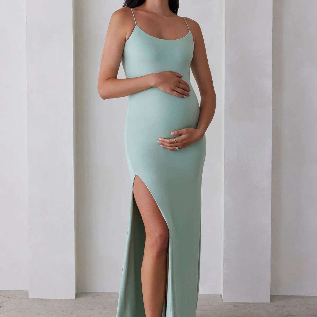 Shop The Rosie | Women's Side Split Dress for Maternity | Bumpsuit | BUMPSUIT
