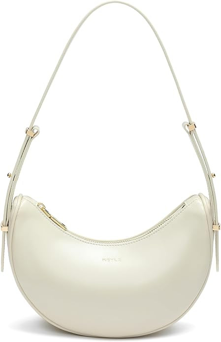 Keyli Small Shoulder Bag for Women Vegan Leather Crossbody Bags Adjust Handbags Purses with 2 Sho... | Amazon (US)