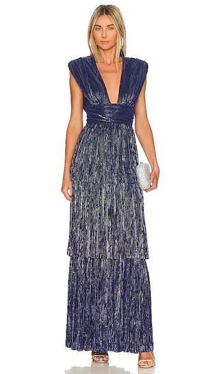 Judith Gown in Blue | Revolve Clothing (Global)