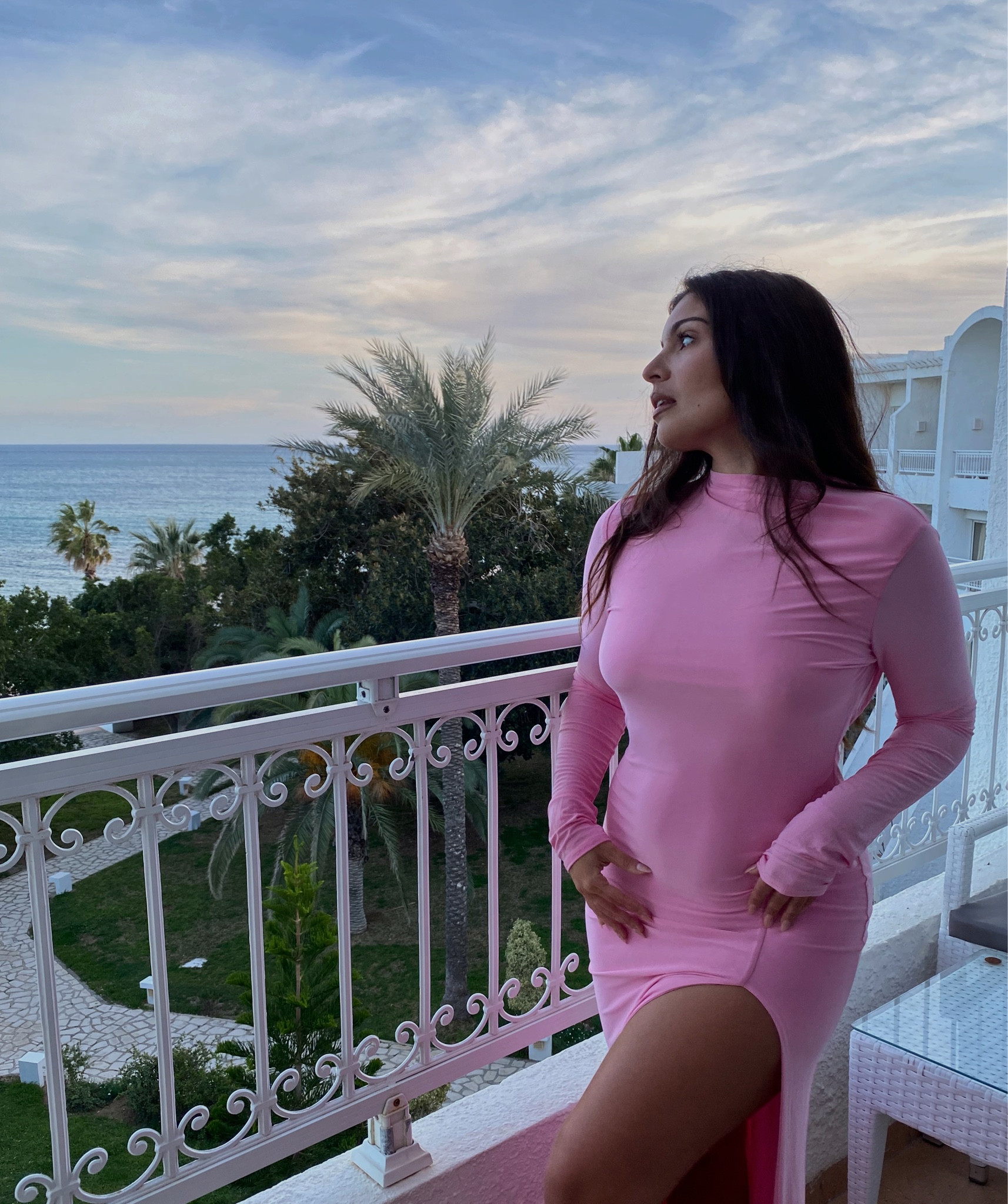 kourtney pink dress deboratanzo on LTK