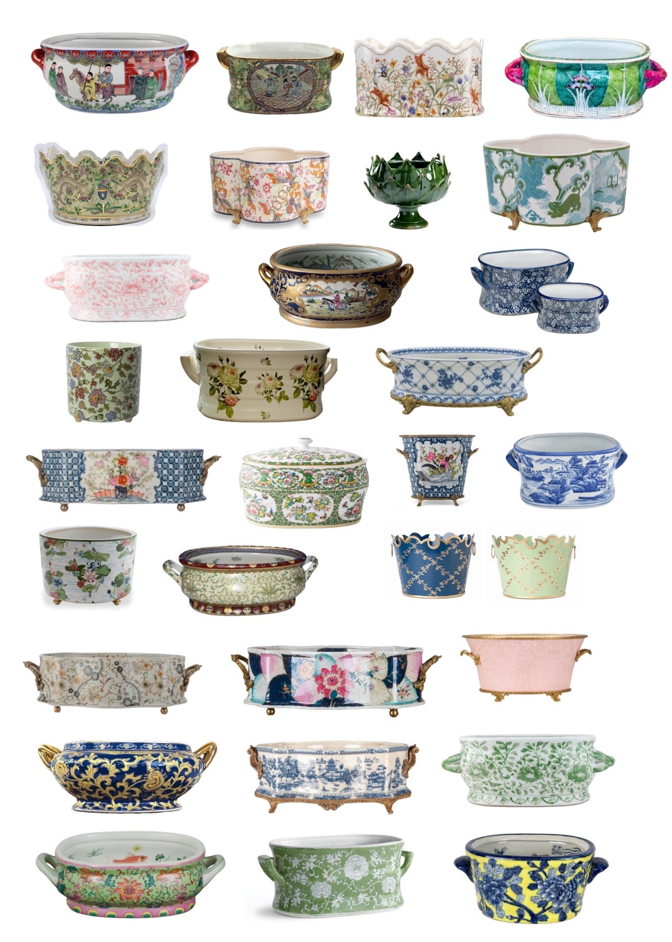 New, vintage, and antique footbath planters. Please note ~ many are one of a kind so once they’re gone, they’re gone~ sorry! These are gorgeous and heirloom quality! 
#footbathplanters #grandmillenial #homedecor #gardening 

#LTKWedding #LTKHome #LTKdayinmylife