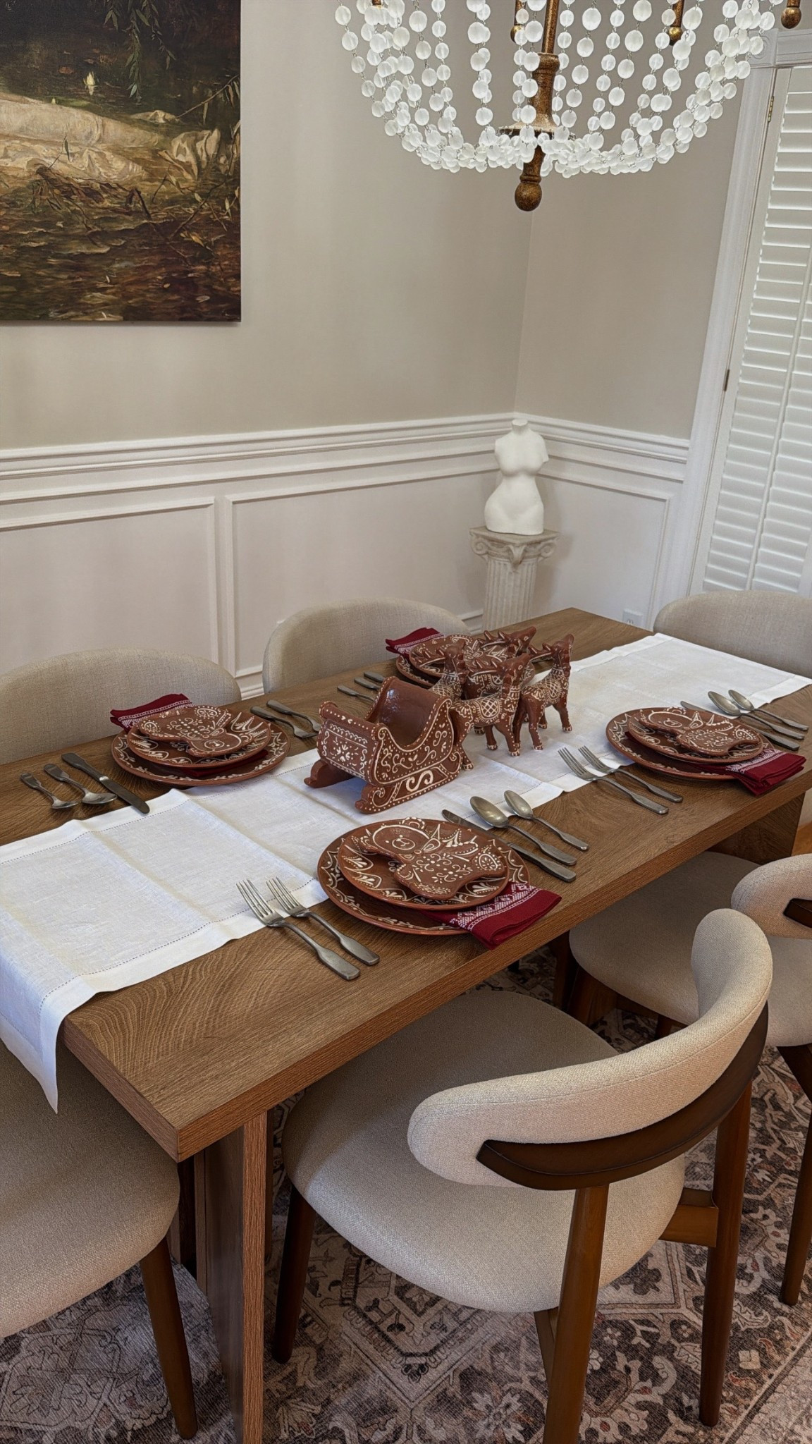 Obsessed with the gingerbread theme for my table!

#LTKSeasonal #LTKHome #LTKHoliday